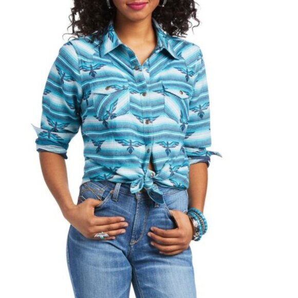 Ariat Real Wild Thunderbird Long Sleeve Shirt - Picture 16 of 16